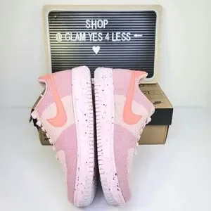 Nike | Shoes | Nike Air Force Af1 Crater Flyknit Pink Glaze Salt